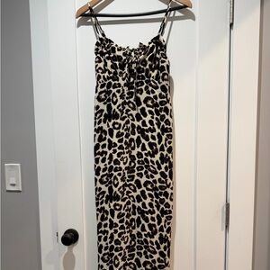 Leopard Print Maxi Dress